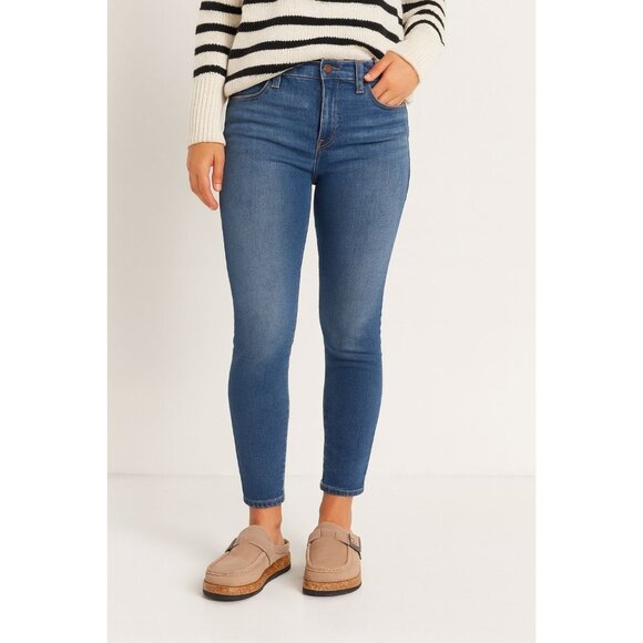 Old Navy Womens Original Mid Rise Skinny Jean Stretch Denim Med Wash Size 6 Reg - Picture 1 of 12